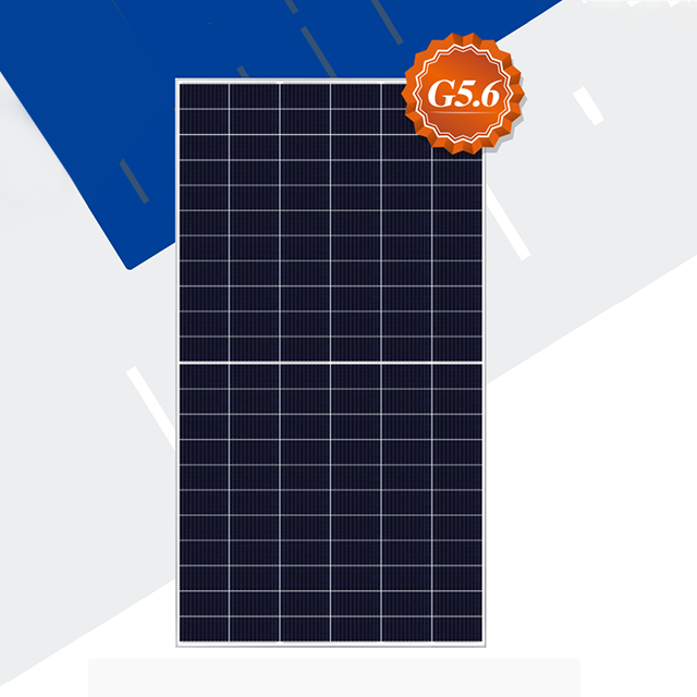 Painel solar tipo P OEM comercial 132 células 650W Placa solar fotovoltaica