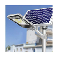 Alta potência 100W 300W 400W 600W ao ar livre à prova d'água quintal de rua iluminando painel solar de controle remoto lâmpada solar 