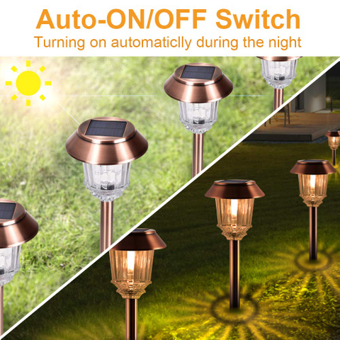 Energia solar enterrada jardim quintal iluminação paisagem decoração à prova dwaterproof água led solar lâmpada de jardim à terra