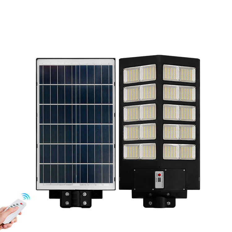 Economizador de energia, ecológico, durável, exterior, IP65, 180W, 240W, 300W, tudo-em-um, lâmpada de rua solar LED integrada